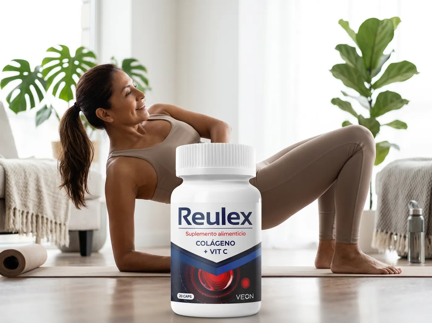 Persona activa cuidando sus articulaciones con Reulex