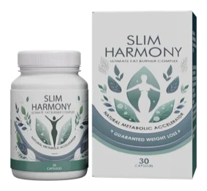 Frasco y caja de Slim Harmony, 30 cápsulas vegetales