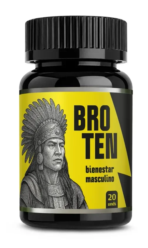 Broten Bienestar Masculino — Bienestar masculino con palma enana, calabaza, zinc y granada