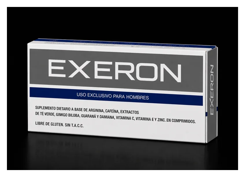 Exeron Comprimidos para Hombres — Comprimidos para el hombre con arginina, damiana, ginkgo y guaraná
