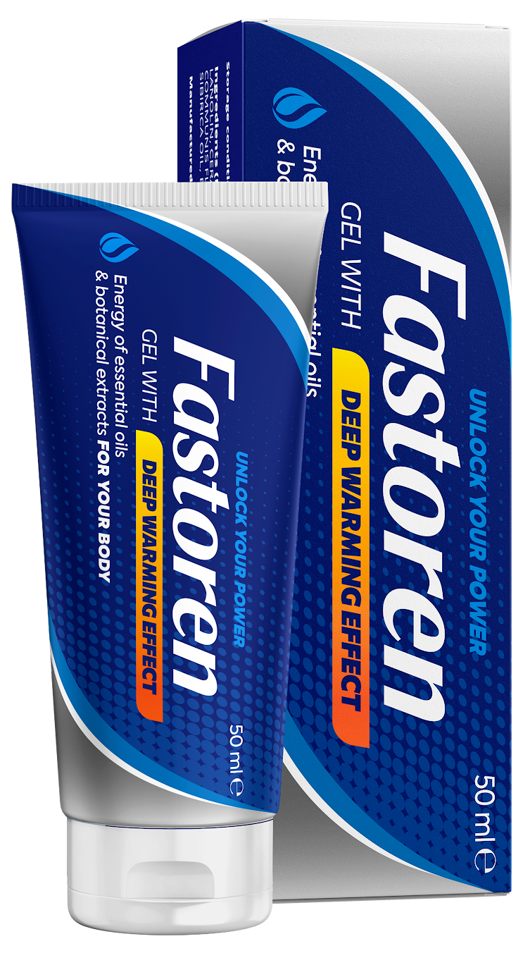 Fastoren Crema — Crema de efecto calor para masaje en zonas de esfuerzo