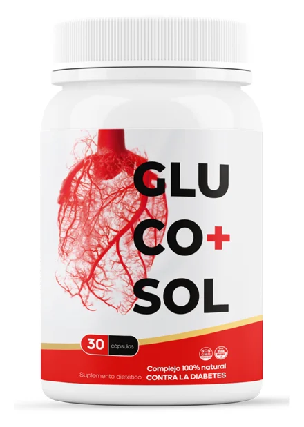 Glucosol — Canela, gymnema y melón amargo, frasco de 30 cápsulas