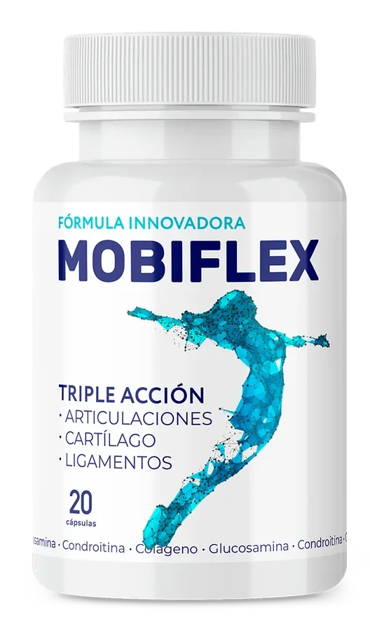 Mobiflex Cápsulas — Triple acción: articulaciones, cartílago y ligamentos