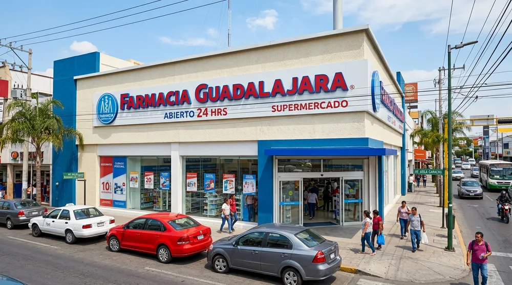 Punto de entrega del pedido y red de farmacias