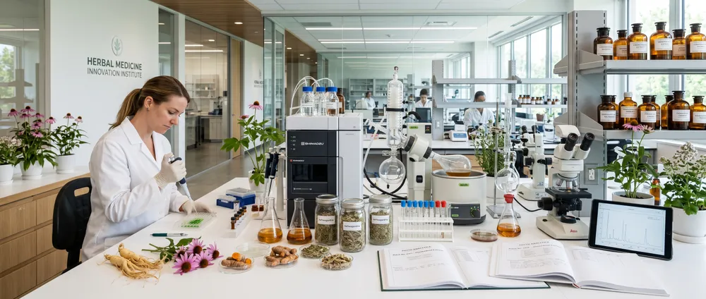 Laboratorio de control de calidad de suplementos naturales